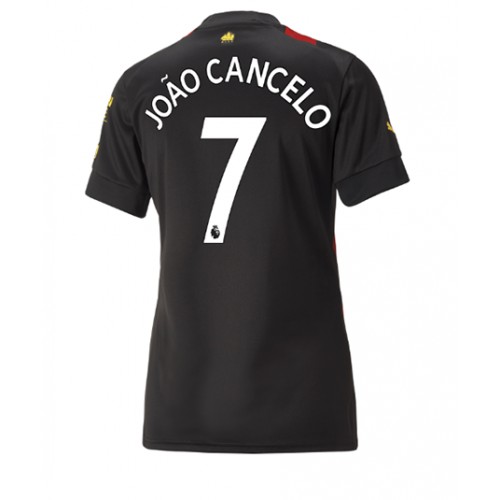 Manchester City Joao Cancelo #7 Bortedrakt Kvinner 2022-23 Kortermet Manchester City Joao Cancelo #7 Bortedrakt Kvinner 2022-23 Kortermet